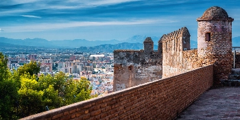 Spain Golf Cruise Vacation Package Castillo de Gibralfaro, Málaga  - PerryGolf + Silversea Cruises